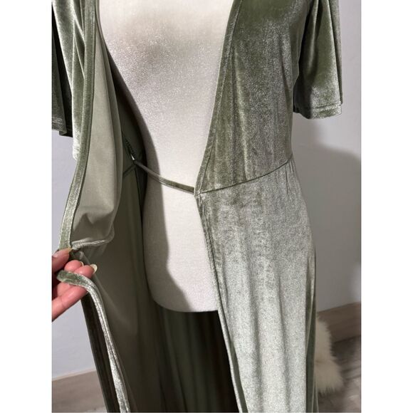 Baltic Born Velvet wrap dress S - Picture 5 of 10
